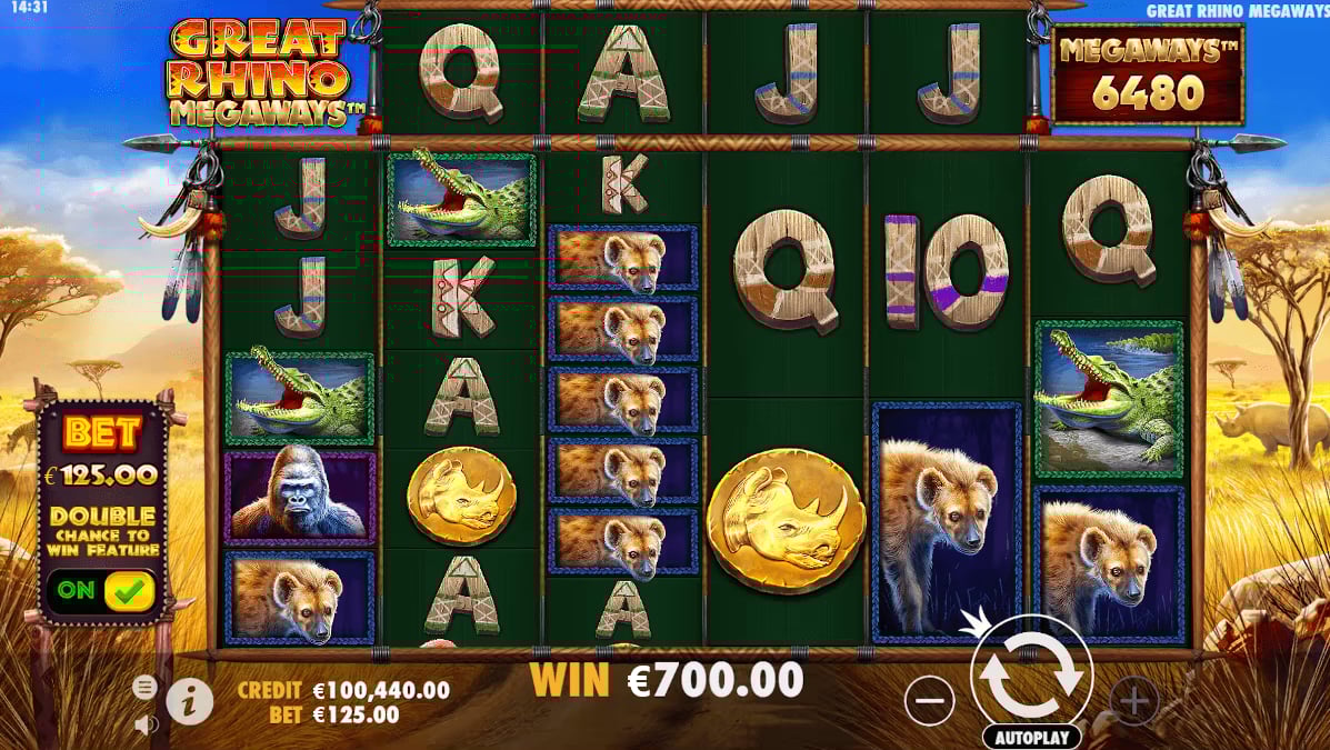 Great Rhino Megaways slot 