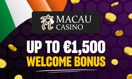 â¬1,500 Welcome bonus at Macau Casino