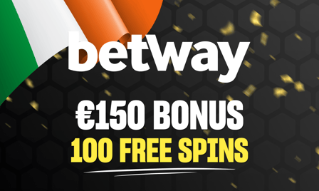 betway â¬150 bonus + 100 free spins