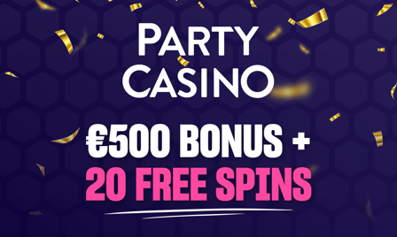 party casino welcome bonus